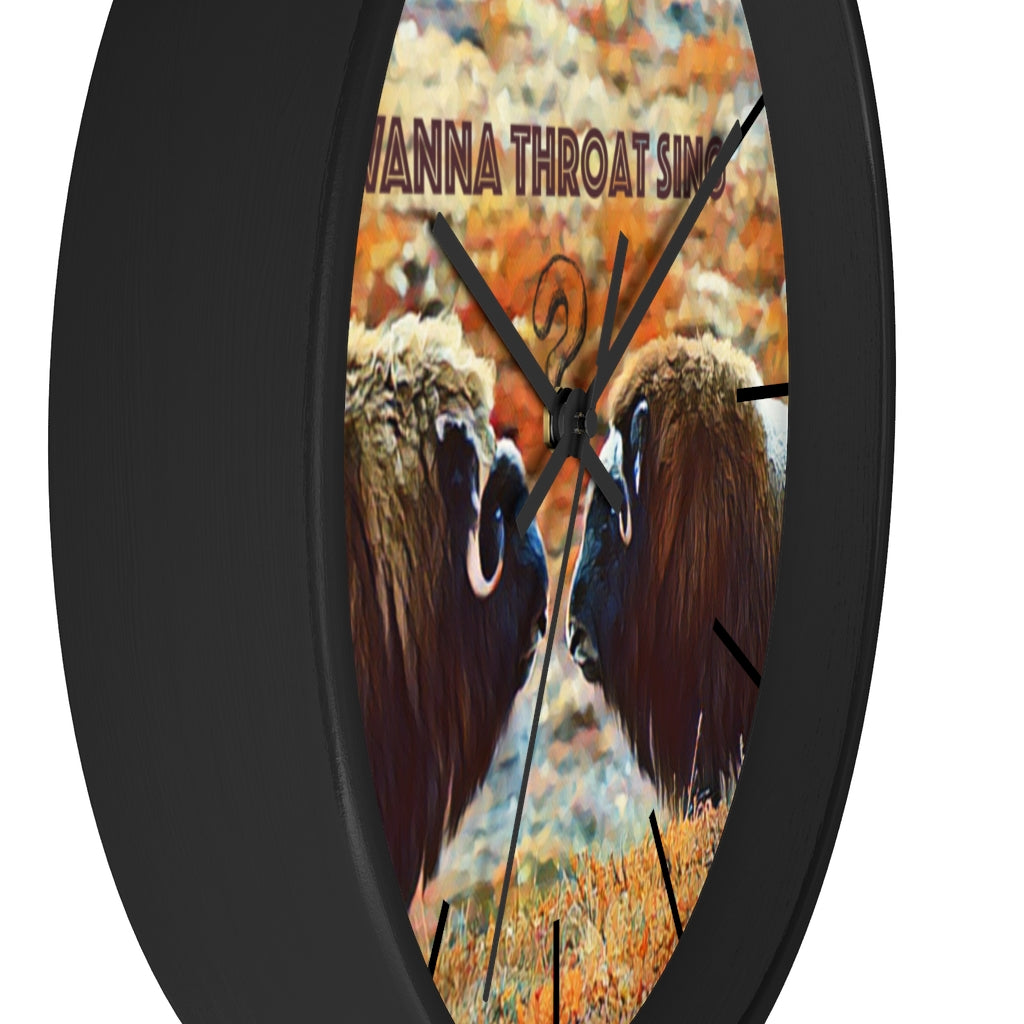 Musk Ox Wall clock - Inu-Art