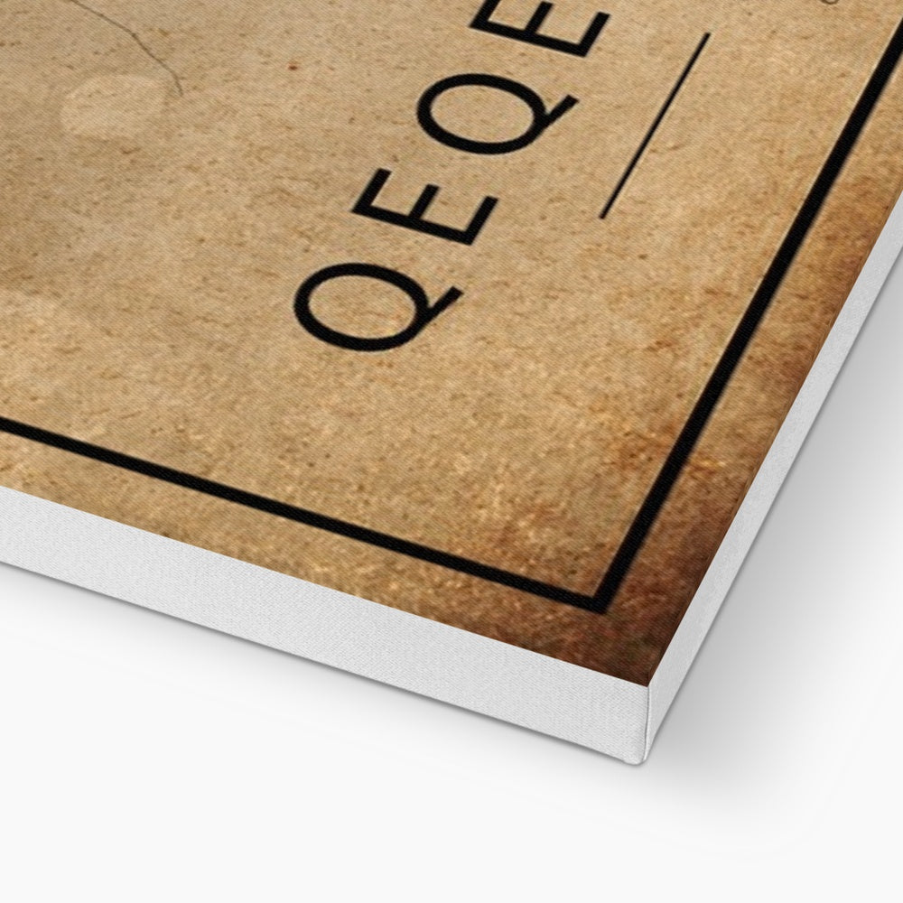 Qeqertarsuaq Map Canvas - Inu-Art
