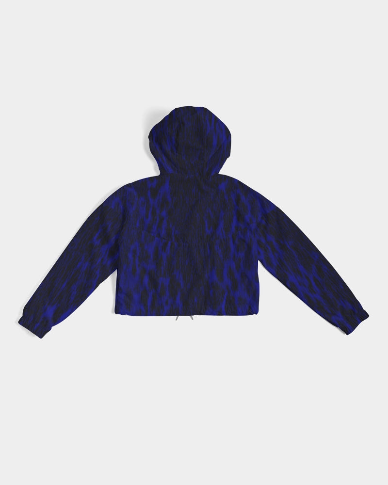 Puisi Blue Cropped Windbreaker