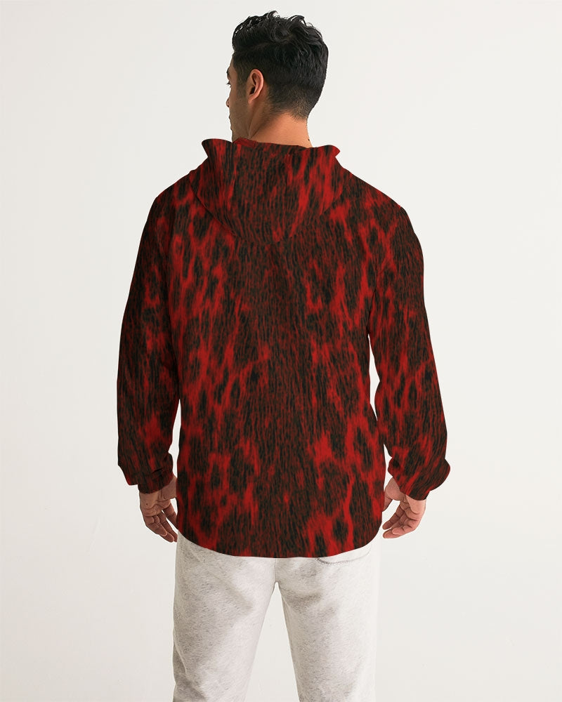 Puisi Red Men's Windbreaker