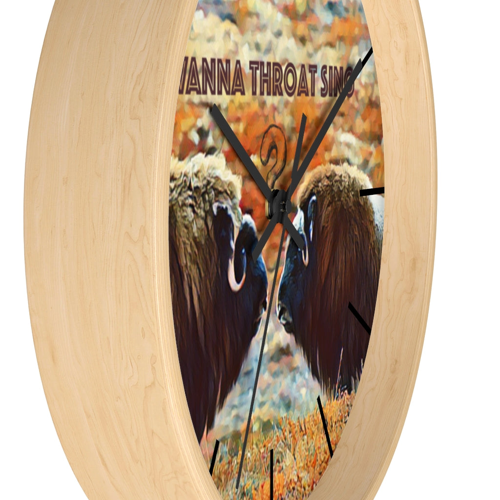 Musk Ox Wall clock - Inu-Art