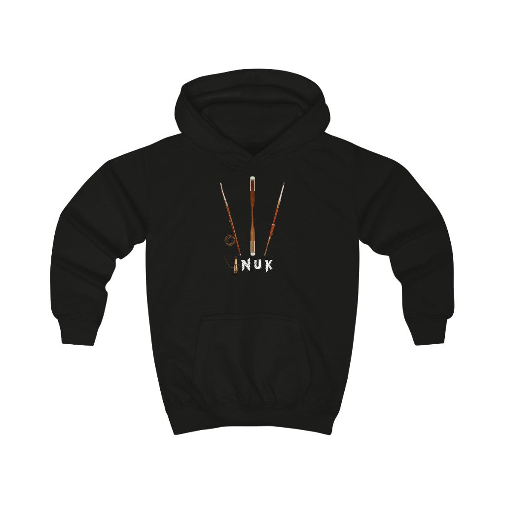 Kids Hoodie-Meeqqanut Saaqqutit Tujuuluk Nasartalik