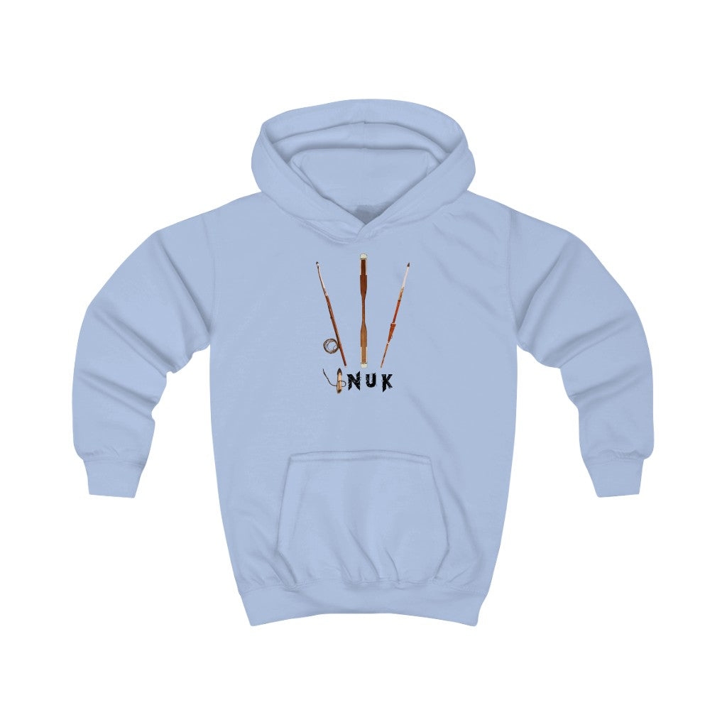 Kids Hoodie-Meeqqanut Saaqqutit Tujuuluk Nasartalik
