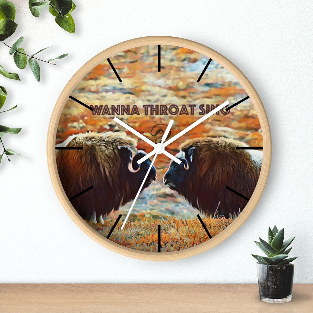 Musk Ox Wall clock - Inu-Art