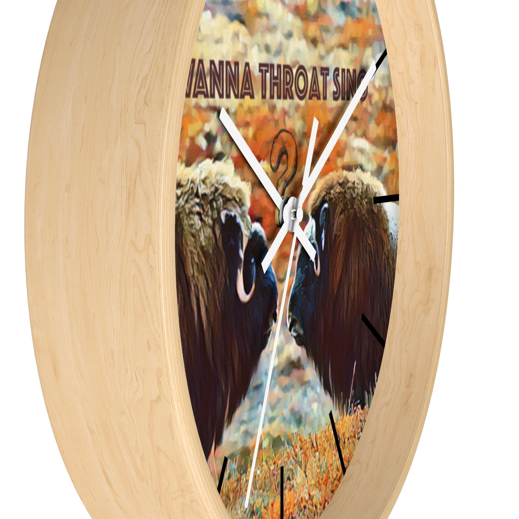 Musk Ox Wall clock - Inu-Art