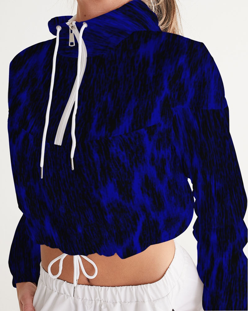 Puisi Blue Cropped Windbreaker