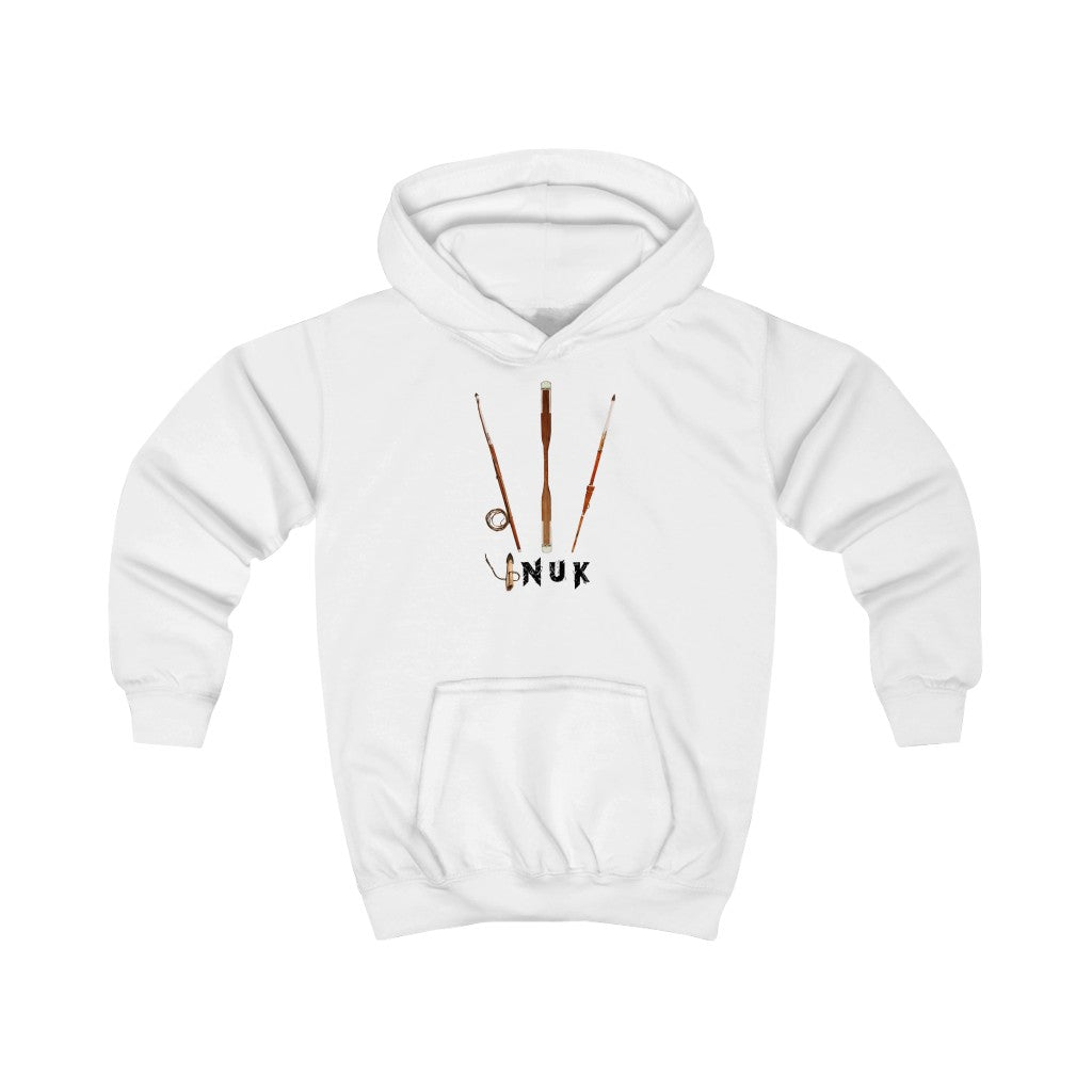 Kids Hoodie-Meeqqanut Saaqqutit Tujuuluk Nasartalik