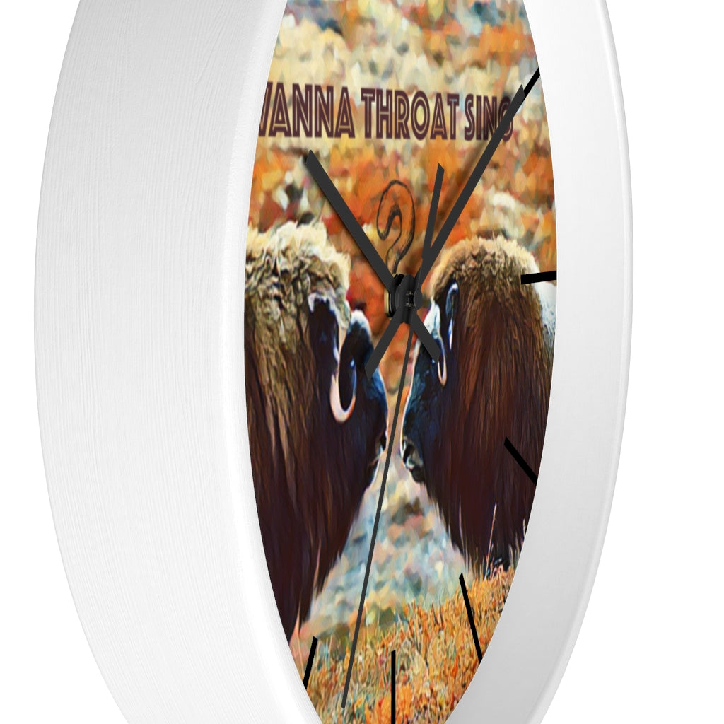 Musk Ox Wall clock - Inu-Art