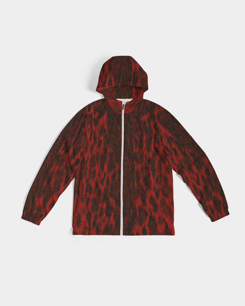 Puisi Red Men's Windbreaker