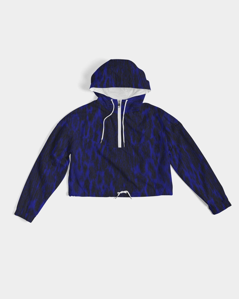 Puisi Blue Cropped Windbreaker