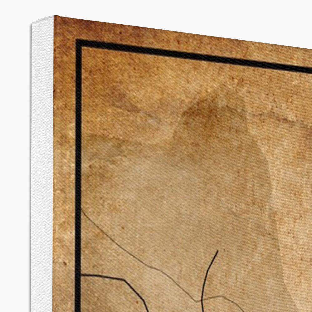 Tasiilaq Map Canvas - Inu-Art