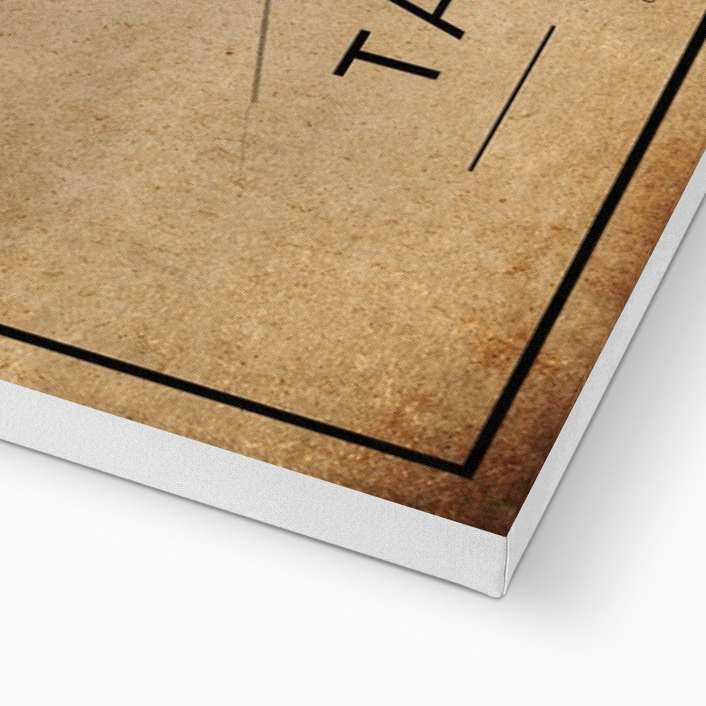 Tasiilaq Map Canvas - Inu-Art