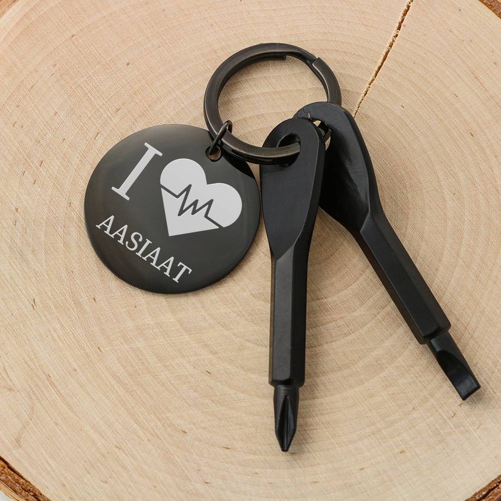 I <3 Aasiaat Nøglering