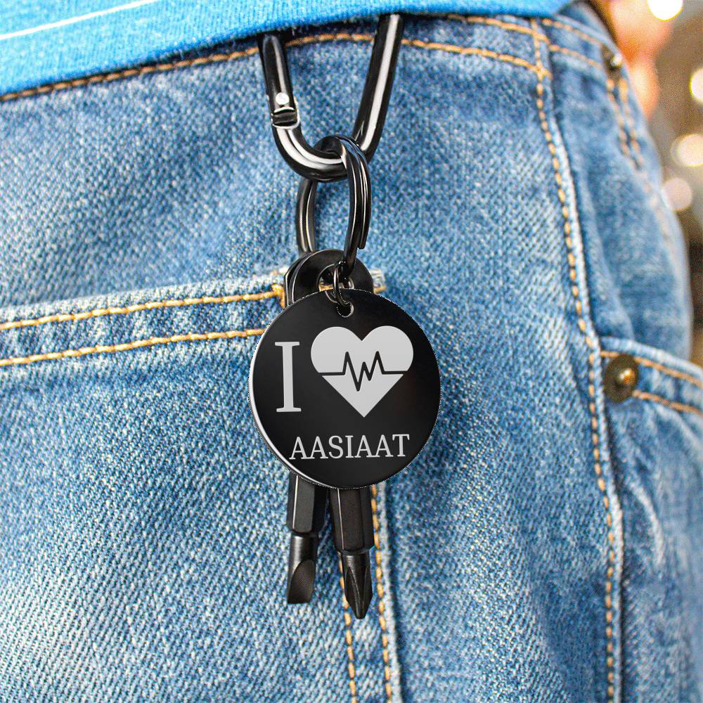 I <3 Aasiaat Nøglering