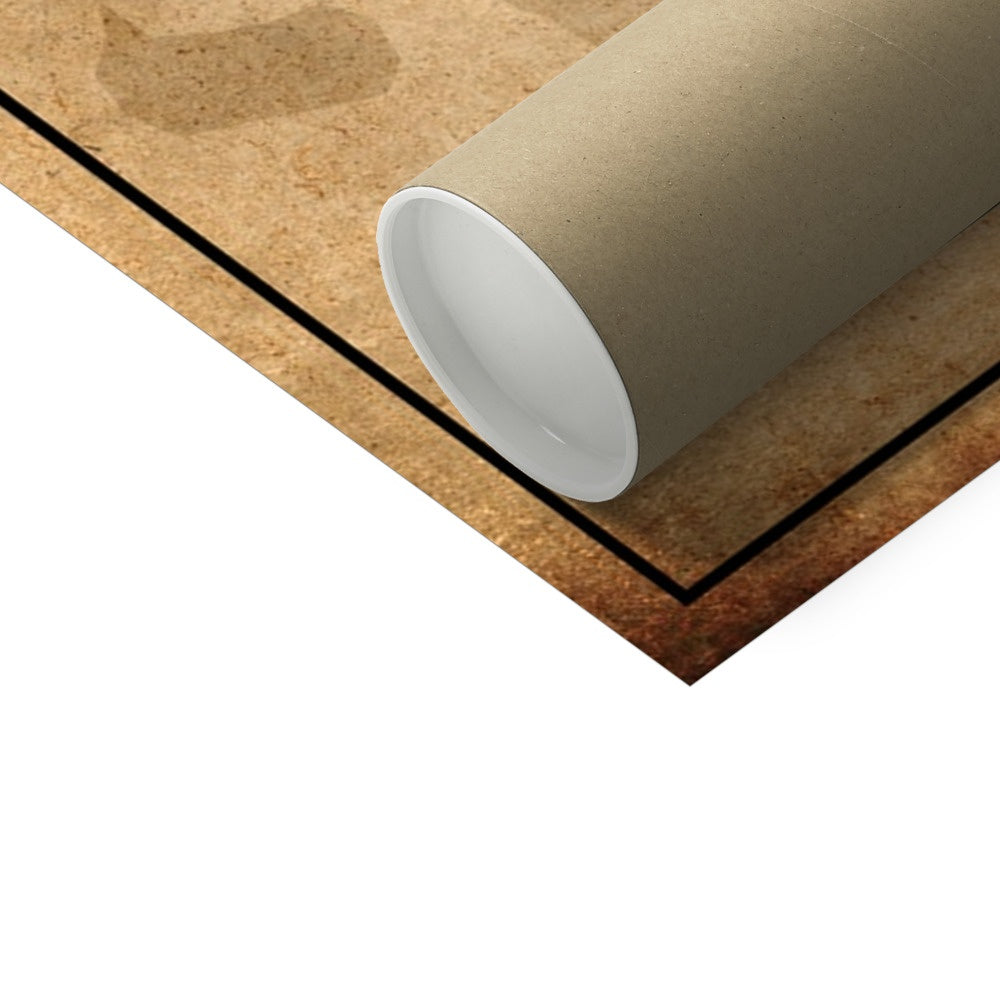 Nanortalik Map Poster - Inu-Art