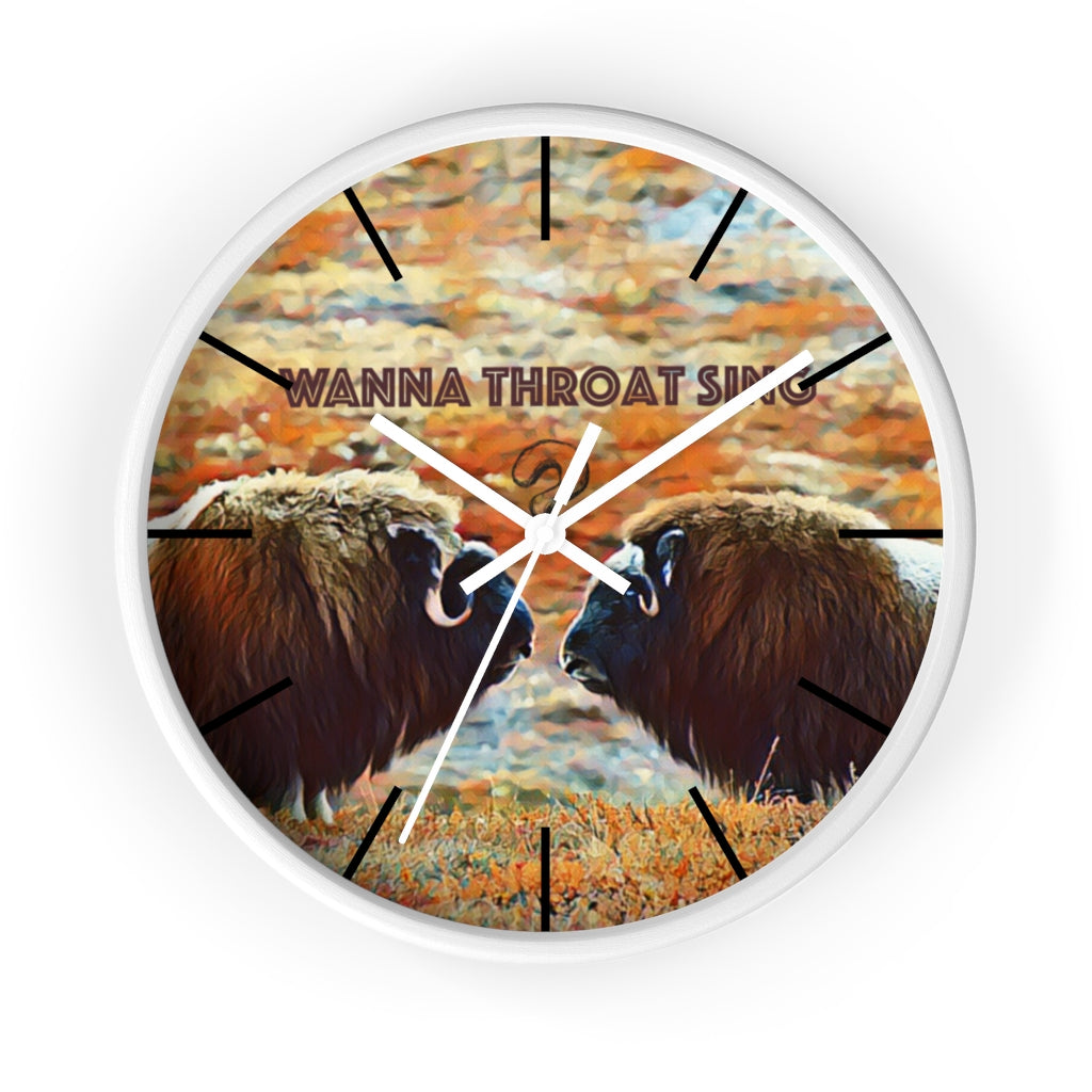 Musk Ox Wall clock - Inu-Art
