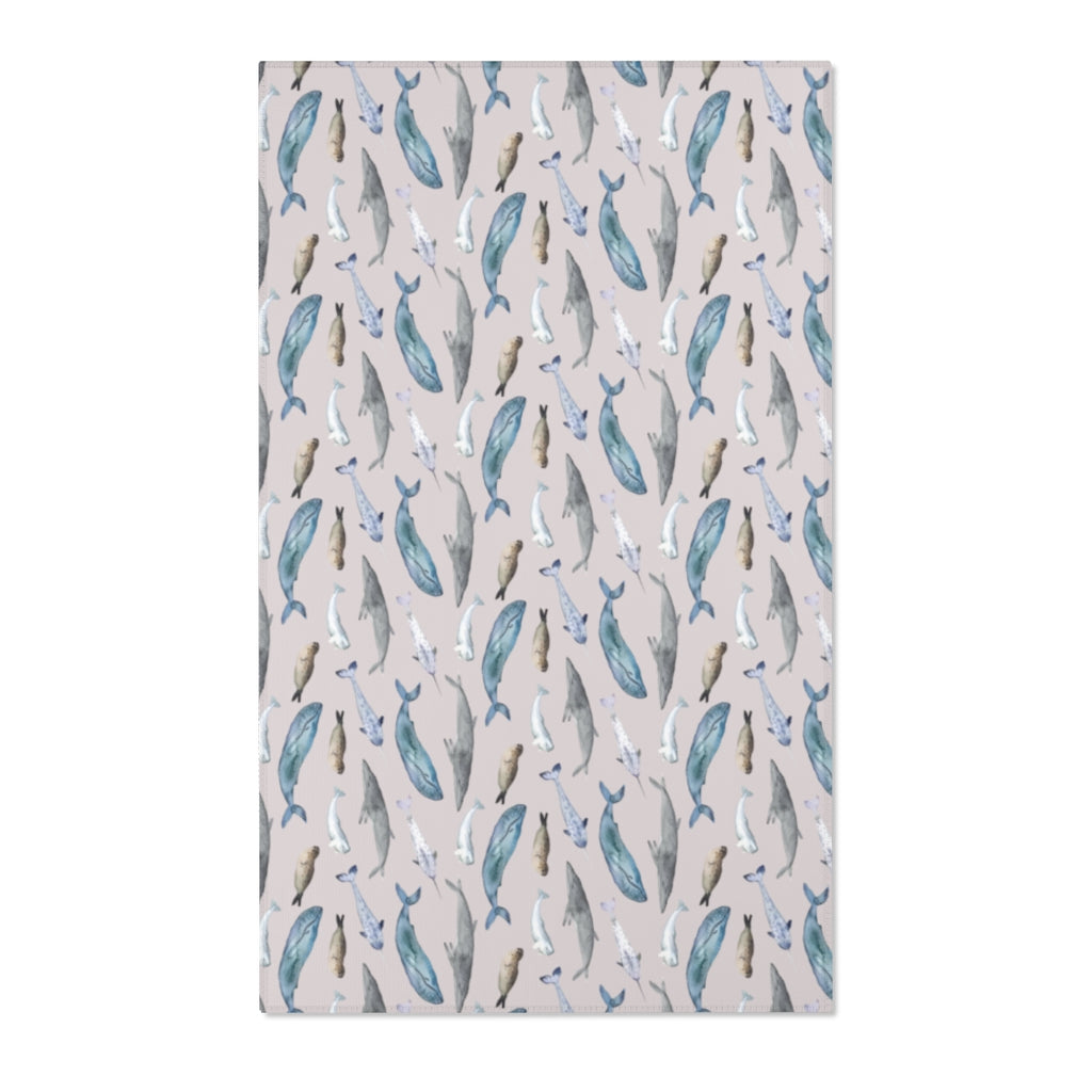 Whales Rug - Inu-Art