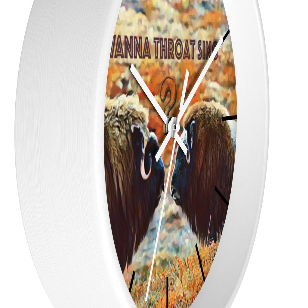 Musk Ox Wall clock - Inu-Art
