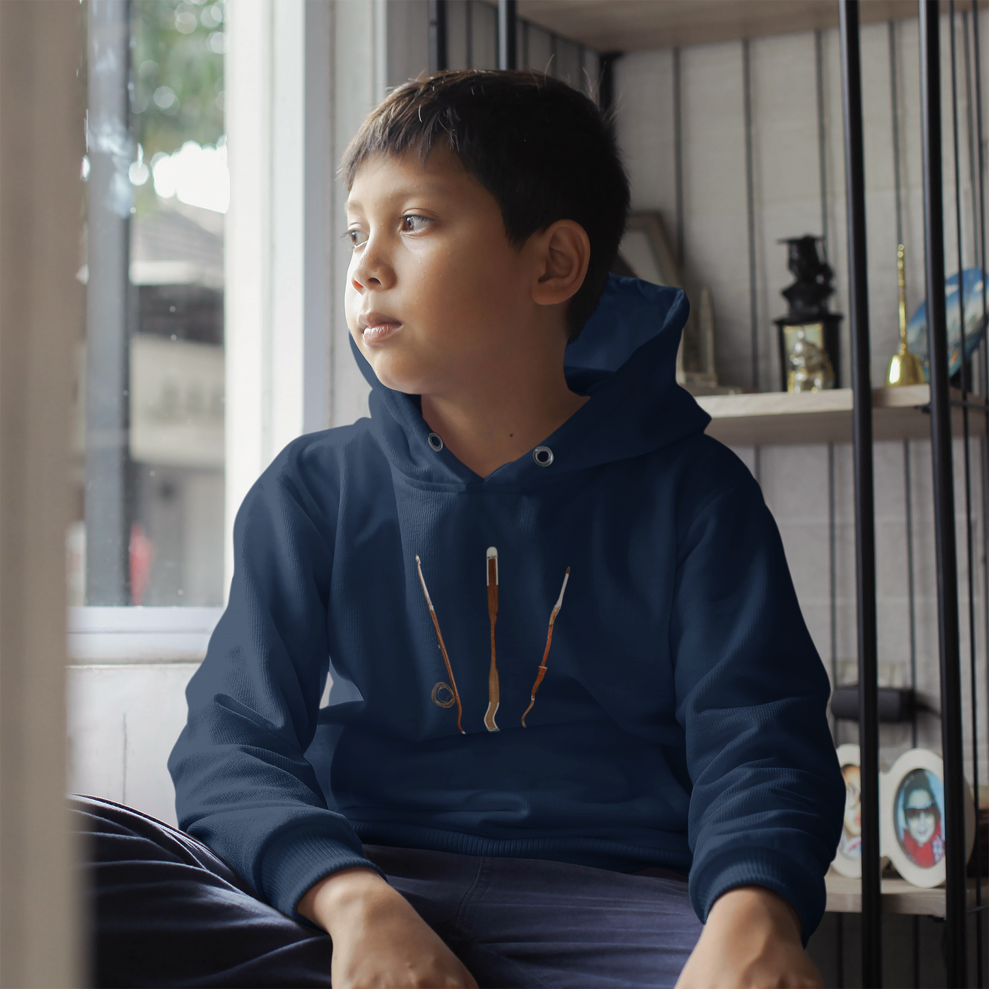Kids Hoodie-Meeqqanut Saaqqutit Tujuuluk Nasartalik