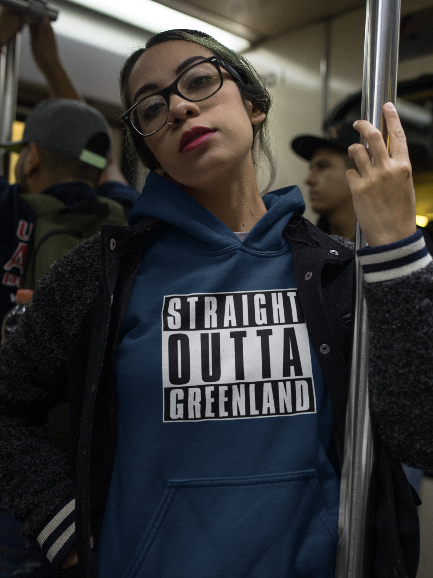 Outta Grl+Back/Tunualu Unisex Hoodie