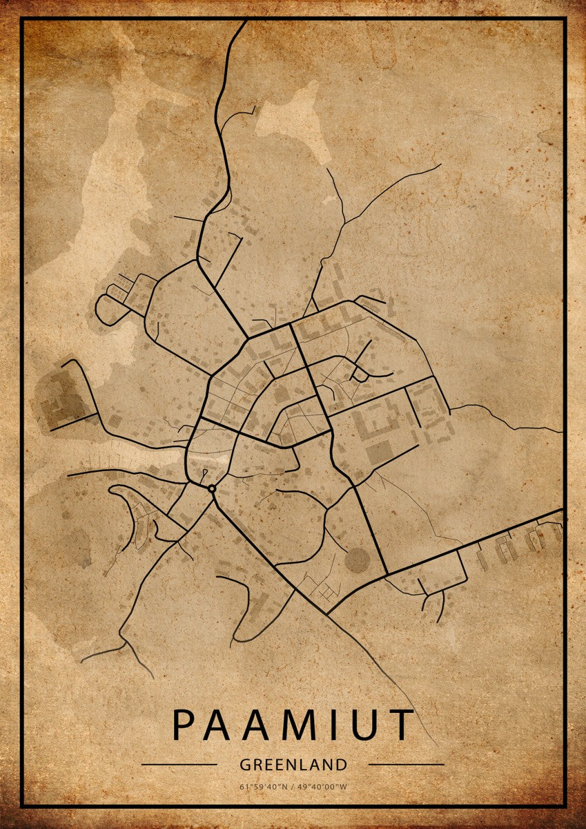 Paamiut Map