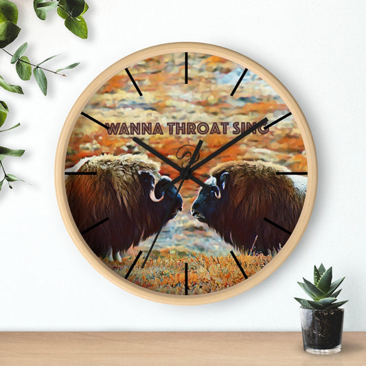 Musk Ox Wall clock - Inu-Art
