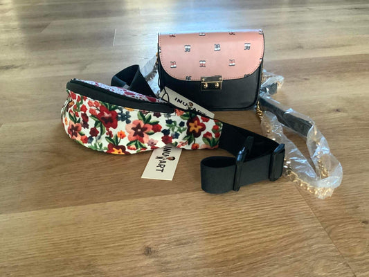 Kameeqqat Rose Tan Small Shoulder Bag