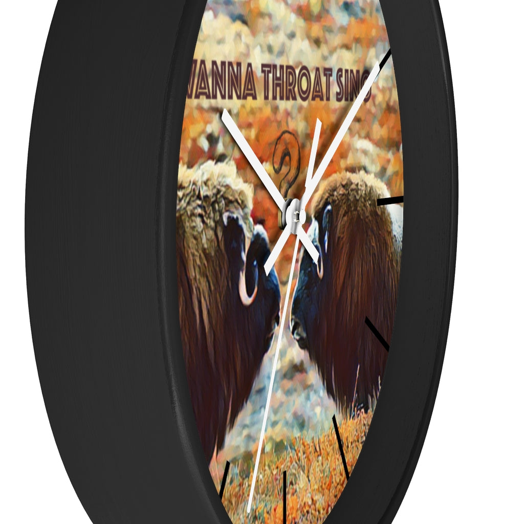 Musk Ox Wall clock - Inu-Art